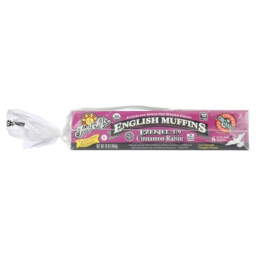 Bread Ezekiel 4:9 Cinn-Raisin Muffin 6/16oz