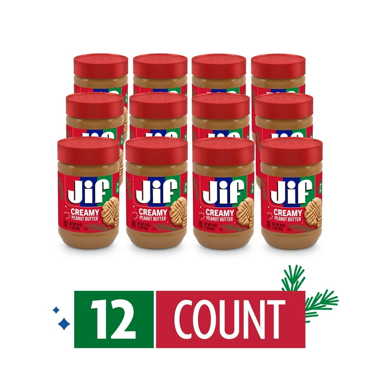 Peanut Butter Creamy Jif 12/16oz