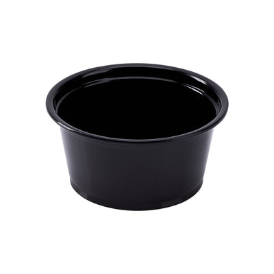 2oz Souffle Cups Black 2500