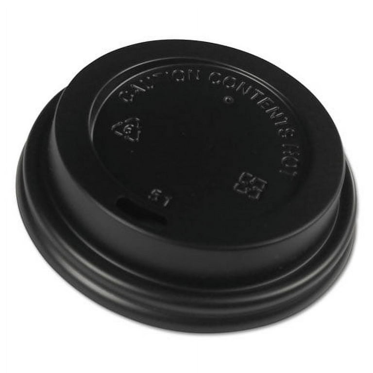 Lid Black 8oz Lids for Hot Cup 1000ct