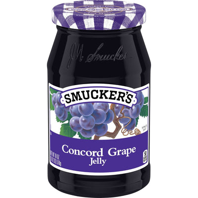 Smuckers Grape Jelly Jar