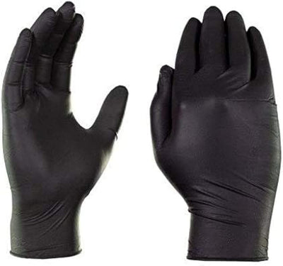 Gloves Nitrile Xtreme Black Large 10/100ct