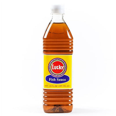 Lucky Fish Sauce 23oz Plastic Bottle