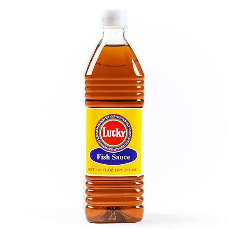 Lucky Fish Sauce 23oz Plastic Bottle