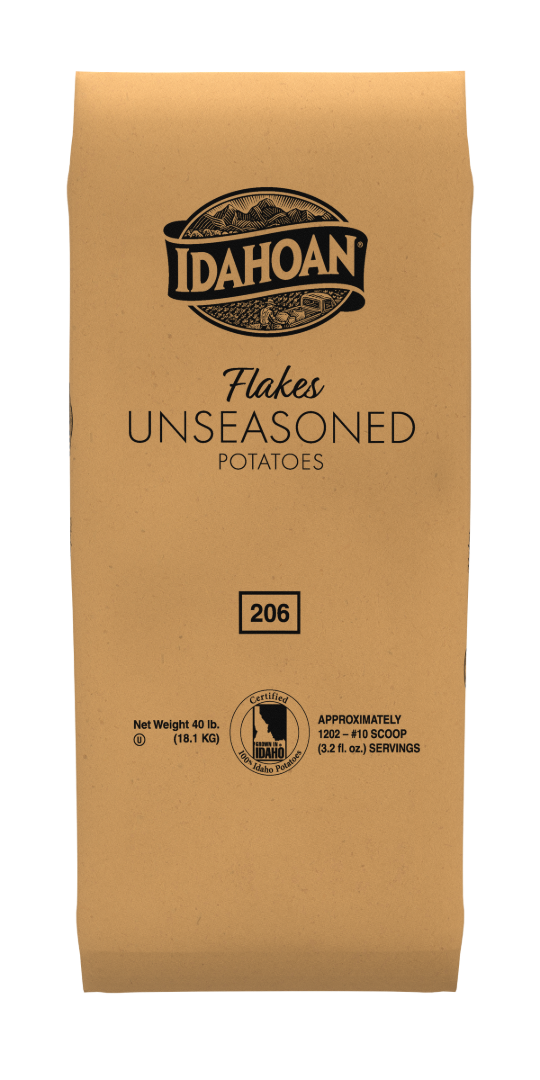 Potato Flakes Idahoan Mashed 40lb