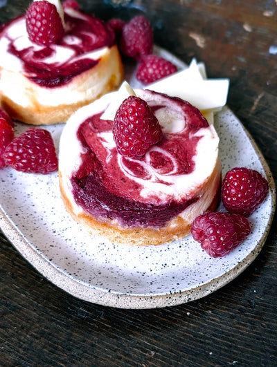 Cheesecake White Choc Raspberry 2 pk
