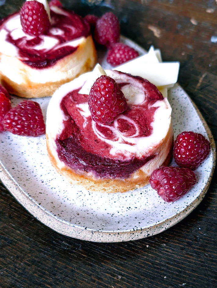 Cheesecake White Choc Raspberry 2 pk