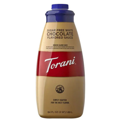 Torani Sugar Free White Choc Sauce 4/64oz