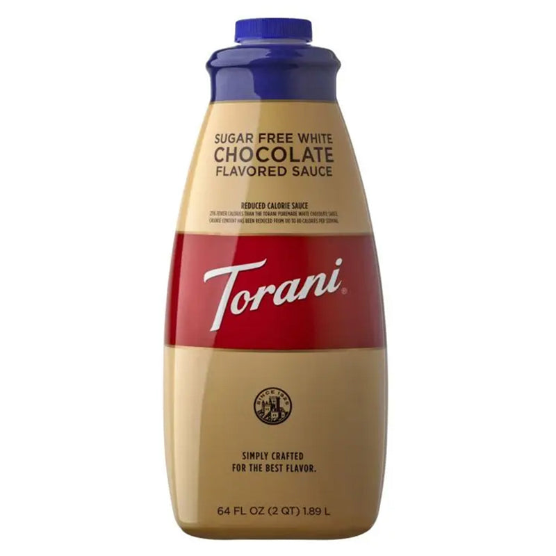 Torani Sugar Free White Choc Sauce 4/64oz