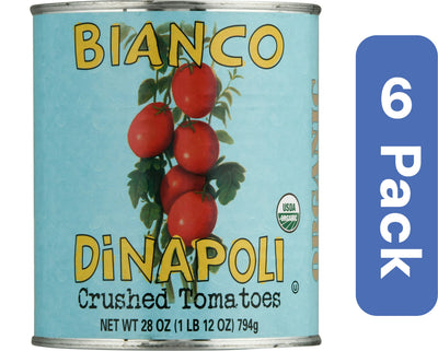 Tomatoes Crushed in Puree 6/28oz Bianco Di Napoli