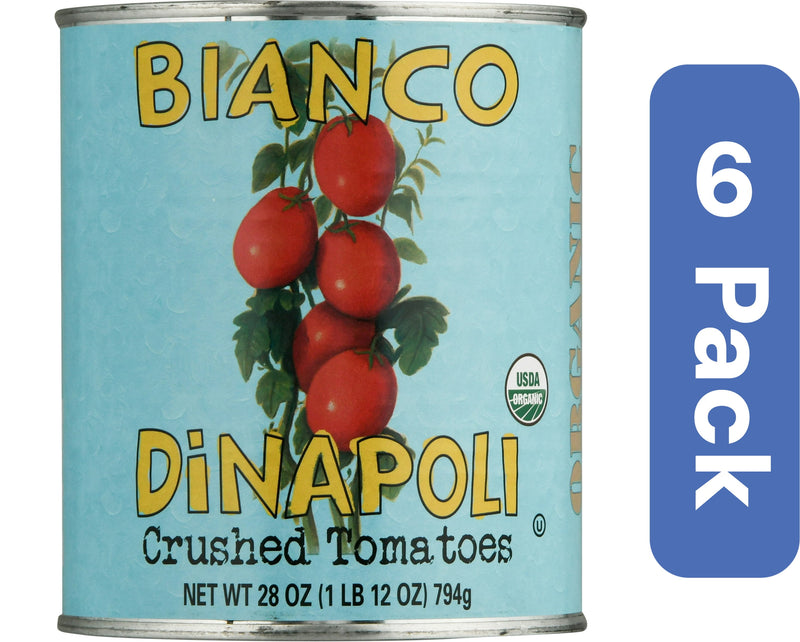 Tomatoes Crushed in Puree 6/28oz Bianco Di Napoli