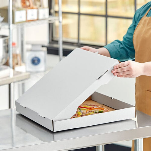 Boxes Pizza 16in. Plain White 50ct