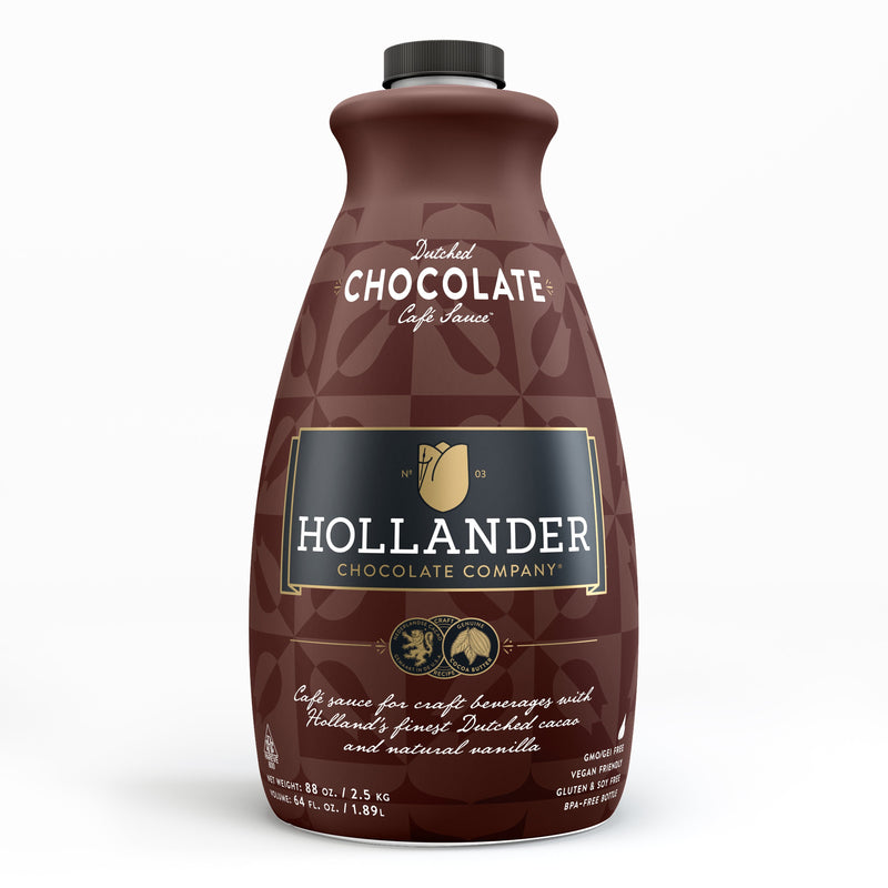 Hollander Barista Sweet Ground Dutch Chocolate Sauce 6/64oz