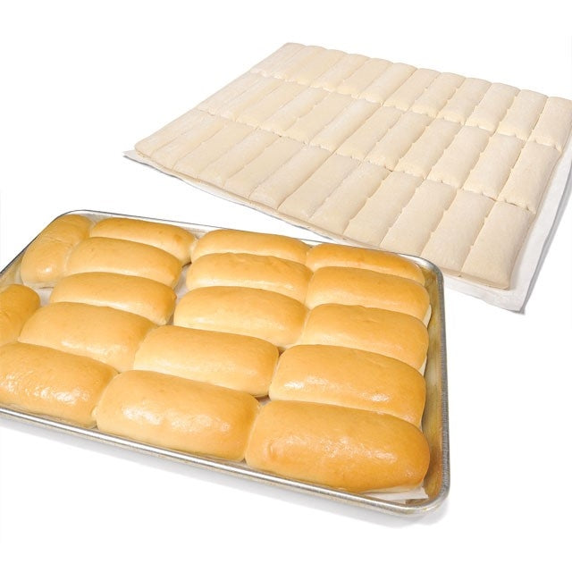 White Demi Loaf Dough Tray 60ct
