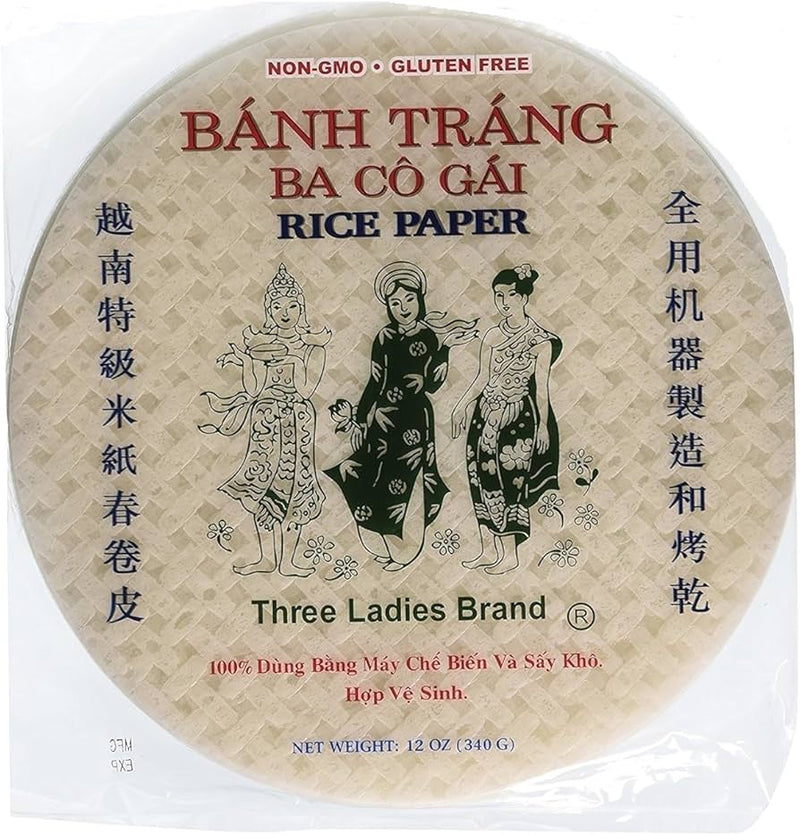 Three Ladies Rice Paper 22cm 12oz Bag