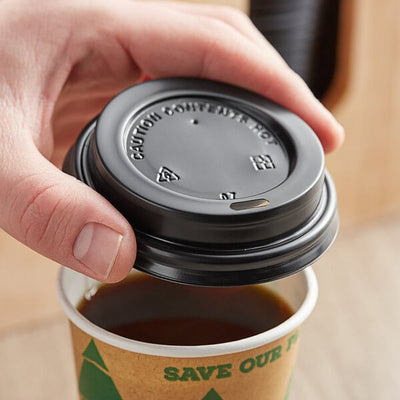 Lid 8oz Black 1000ct