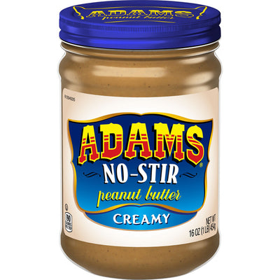 Peanut Butter Adams Creamy No Stir 16oz