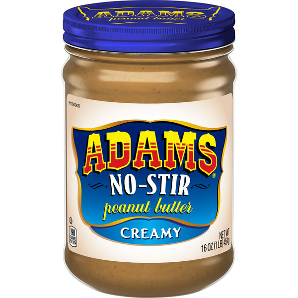 Peanut Butter Adams Creamy No Stir 16oz