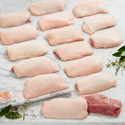 Duck Breast Boneless Split Skin On 16/12oz