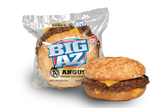 Sandwich Big A-Z Angus Burger w/Cheese 12/8.5oz 1438
