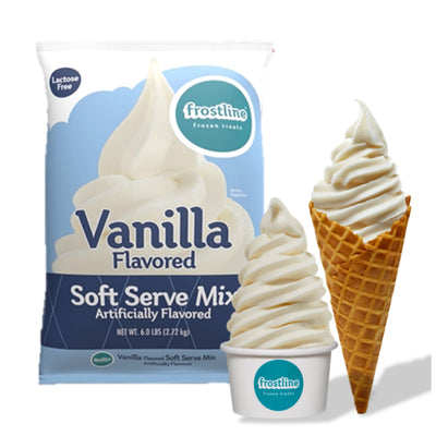 Frostline Vanilla ND Ice Crm Soft Srv Mix 6/6lb