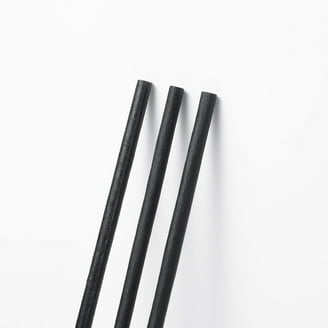 Straws 10.25in. Black Giant 1200ct