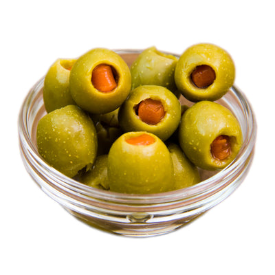 Olives Imported - Stuffed Manzanilla 340/360ct 4/1 Gal