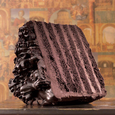 Cake Big Chocolate 2/10in. 12 Slice (D) - Sold by PACK