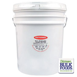 Peanut Butter Creamy Stabilized 35lb Pail - Sold by PACK