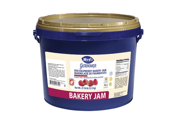 Jam Raspberry Bakery W/Pips 27.5lb - Sold by PACK