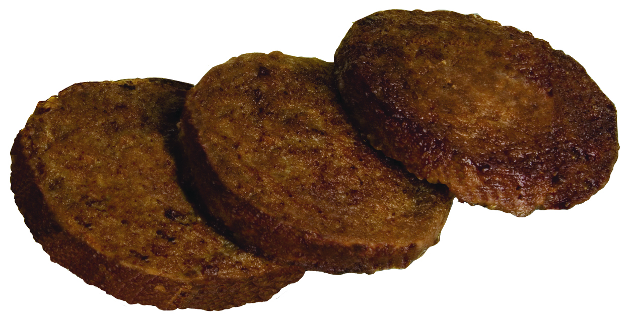 Sausage Patties Cooked 10lb 2oz Patties - Sold by Pack