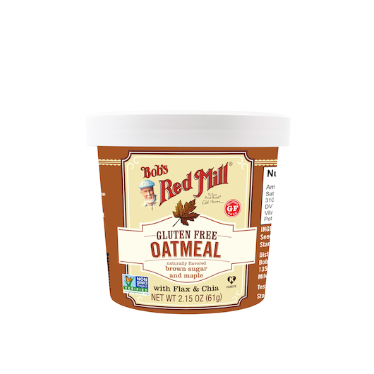 Oatmeal Cup Maple Brown Sugar 12/2.15oz - Sold by PACK