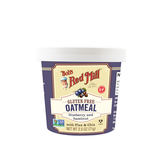 Oatmeal Cup Blueberry Hazelnut 12/2.50oz - Sold by PACK