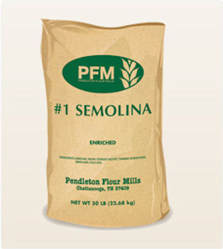 Flour Semolina 50lb - Sold by PACK