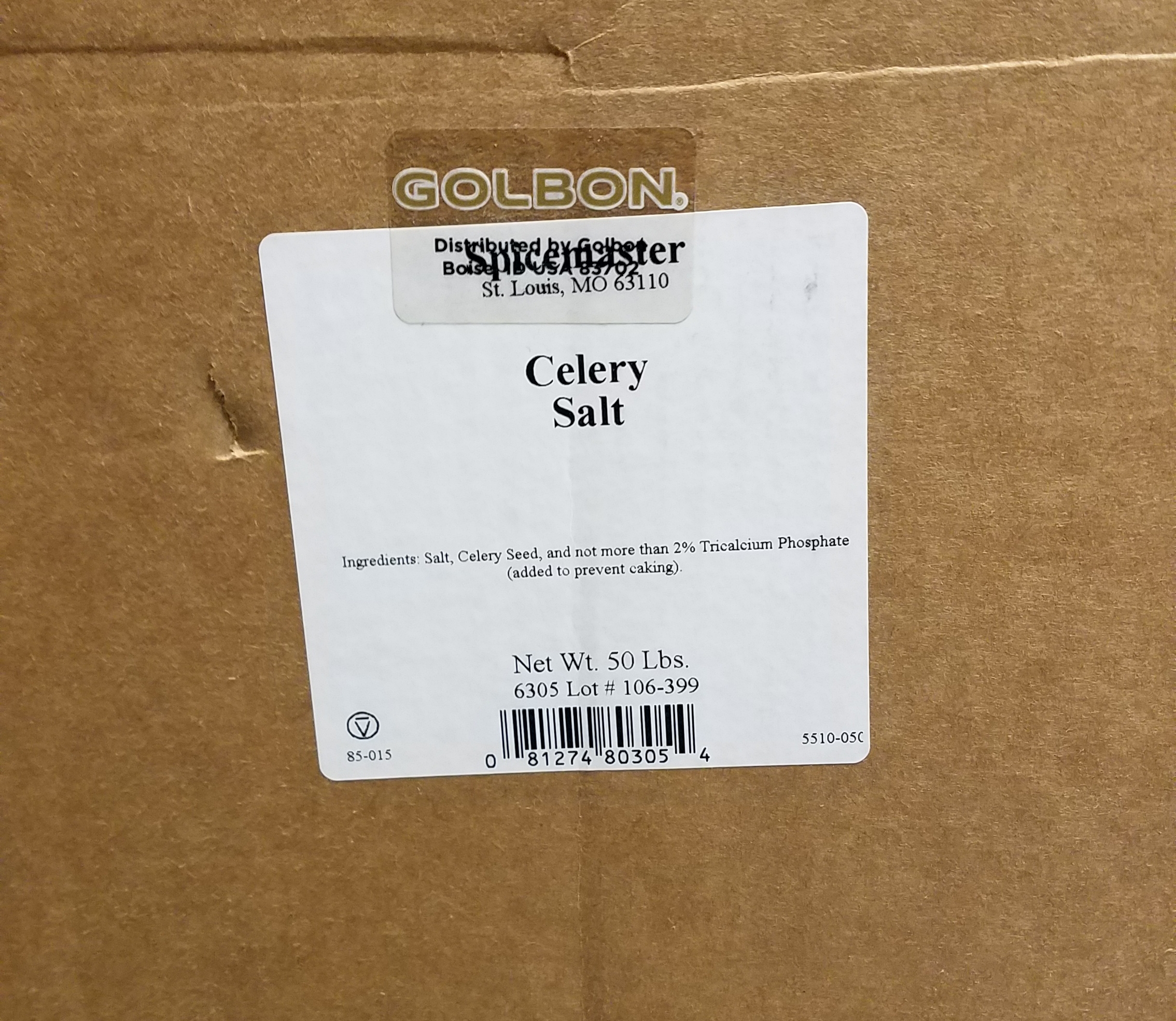 Celery Salt 50lb - Sold by PACK