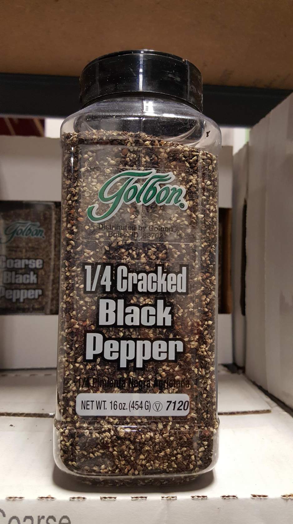 Pepper Black Cracked 6/PC1 (16oz) - Sold by EA