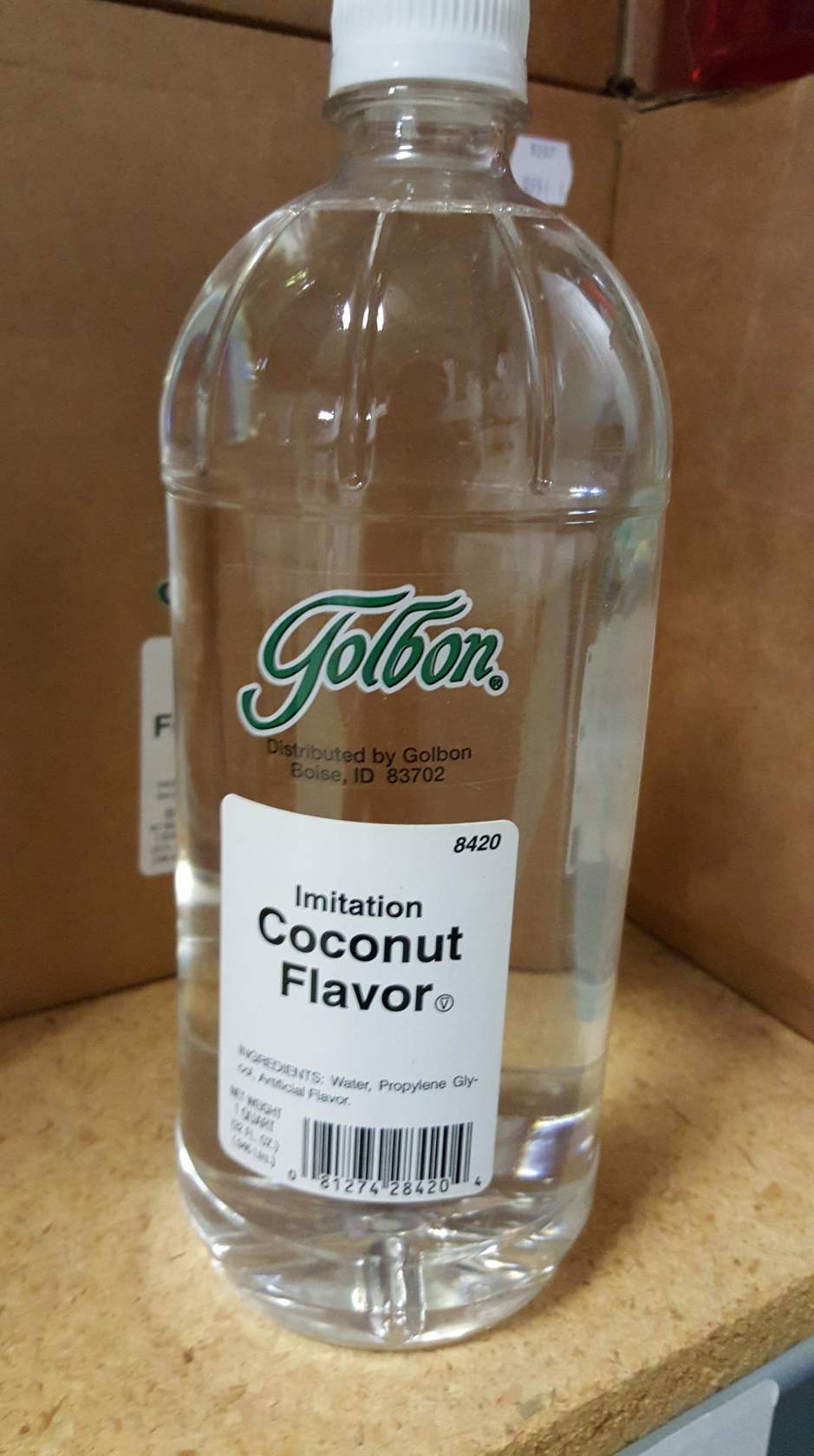 Flavor Coconut 6/1PT - Sold by EA