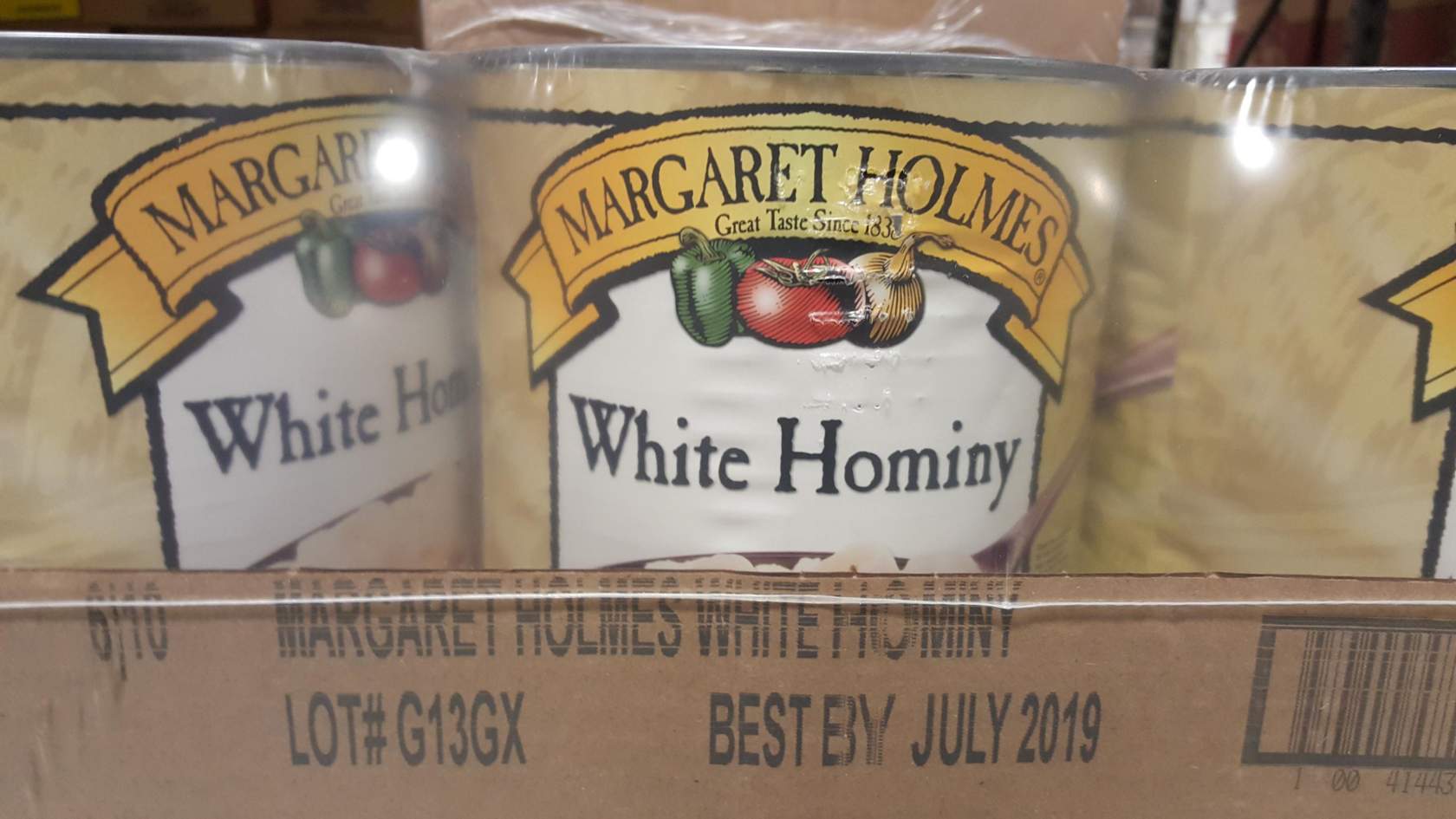 Hominy White 6/#10 - Sold by EA