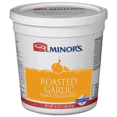 Roasted Garlic Flavor Concentrate GF 6/1lb - Sold by EA