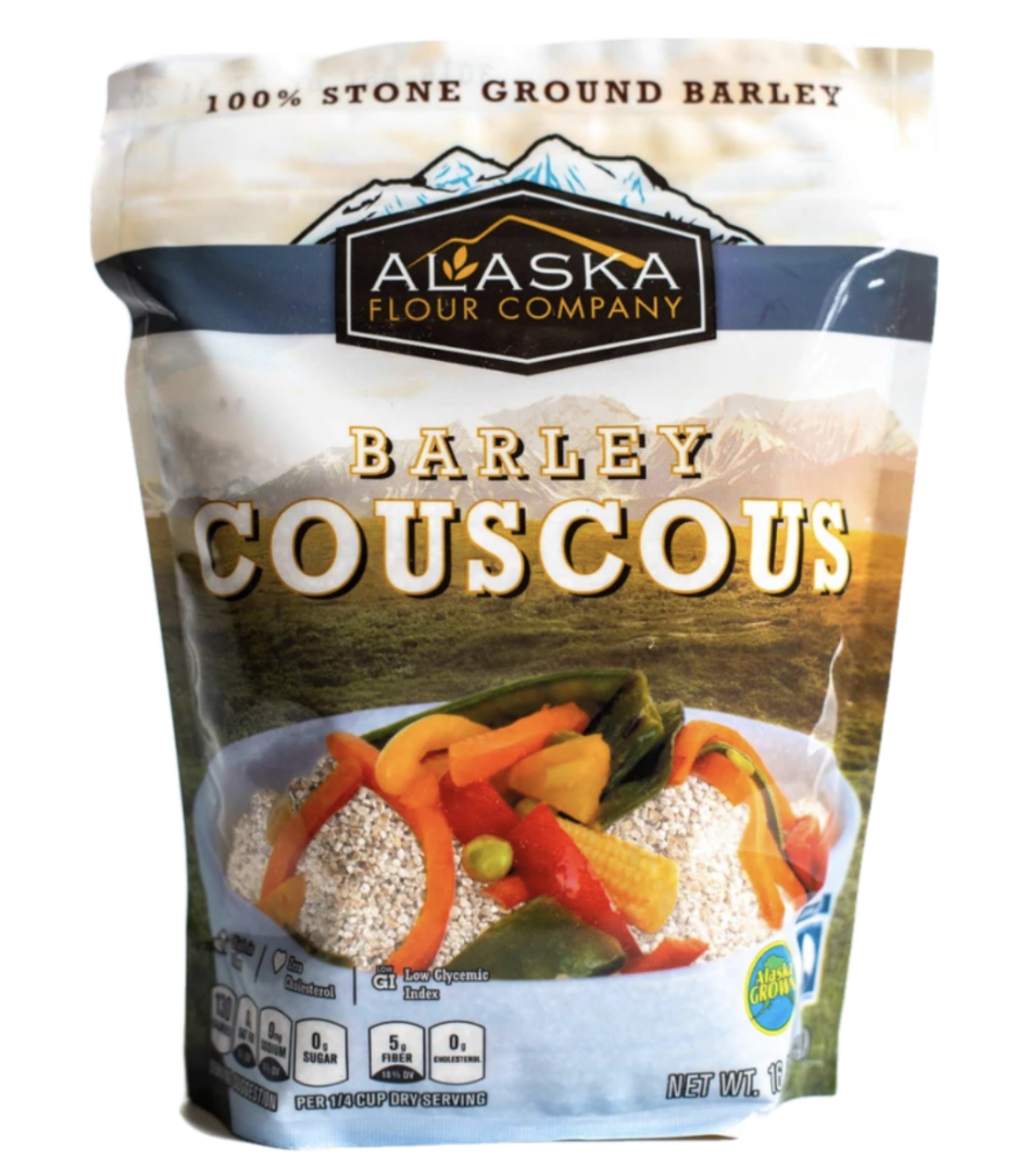 Couscous Barley 6/5lb AK Flour Company - Sold by EA
