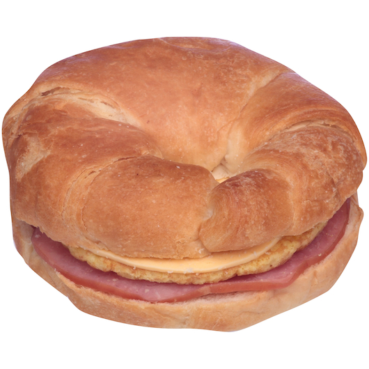 Sandwich Ham Egg and Cheese Croissant 12ct - Sold by PACK