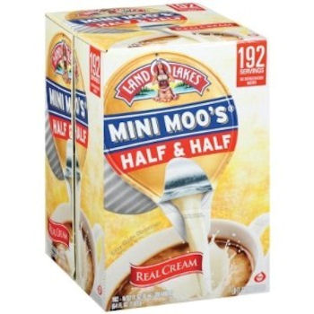 Creamer Half & Half Shelf Stable 192/9ml (Mini Moo) - Sold by PACK