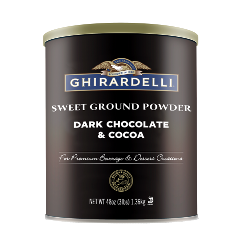 Ghirardelli Sweet Ground Dark Choc & Cocoa 25lb - Sold by PACK