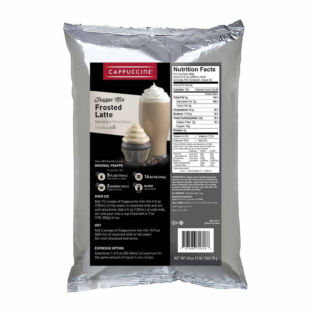 Cappuccine Frosted Latte 5/3lb - Sold by EA