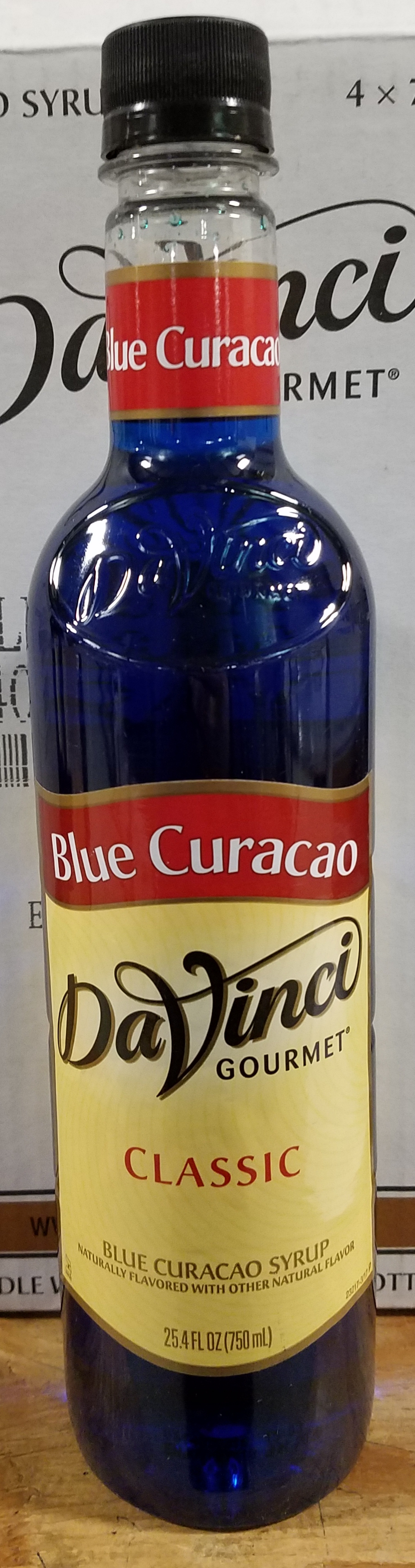 DaVinci Blue Curacao 4/750ml - Sold by EA