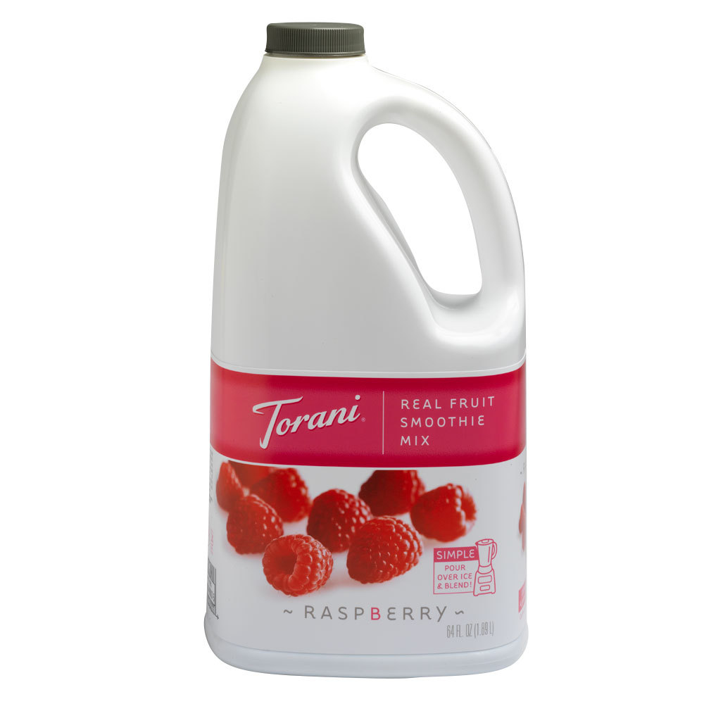 Torani Raspberry Real Fruit Smoothie 6/64oz - Sold by EA