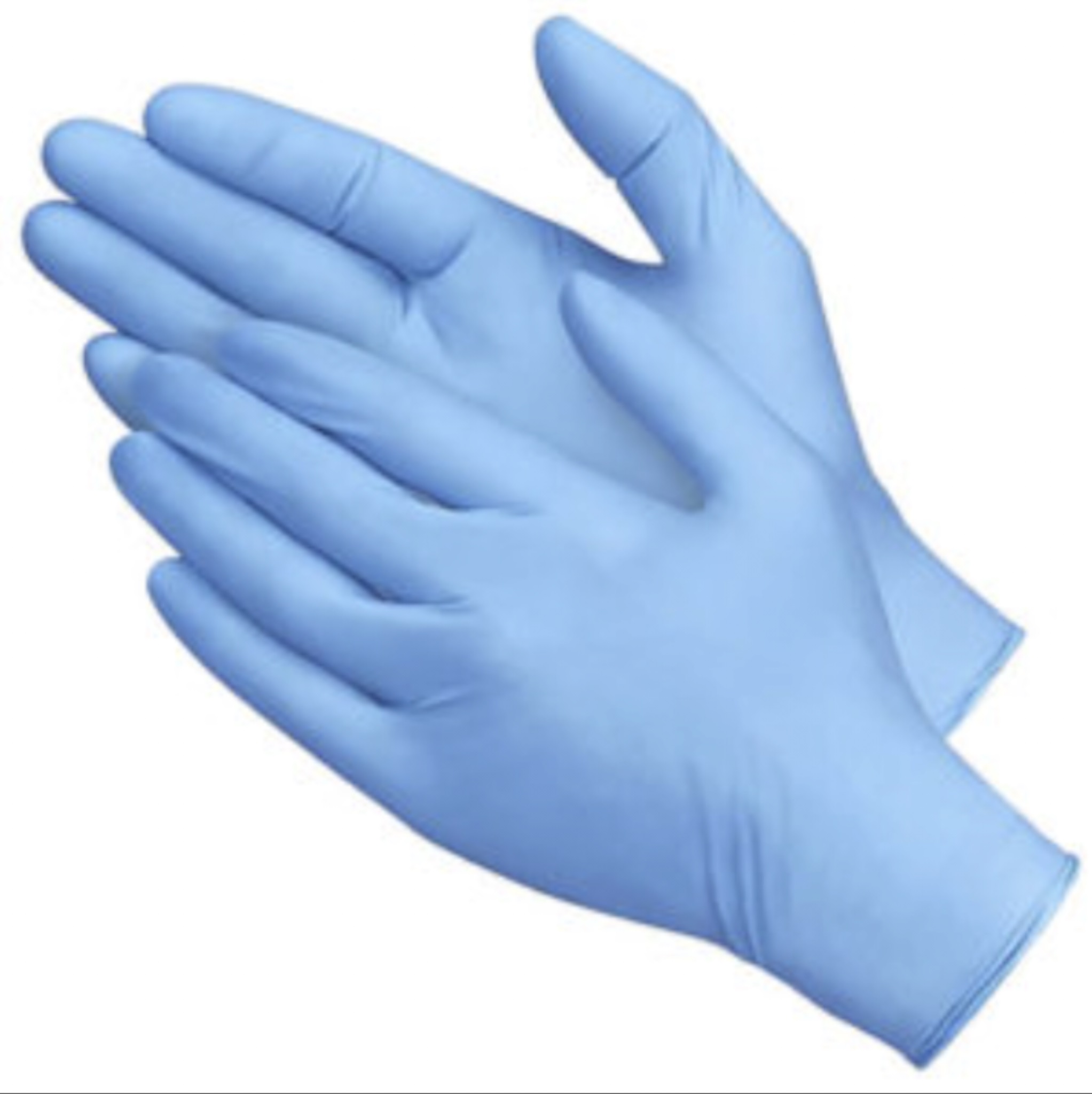 Gloves Blue Nitrile Powder Free Medium 3mil 10/100ct X34 - Sold by EA