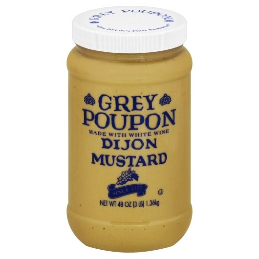 Mustard Dijon Grey Poupon 6/48oz - Sold by EA