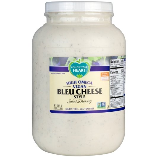 Dressing Blue Cheese Vegan 4/1gal Bargain - Sold by PACK