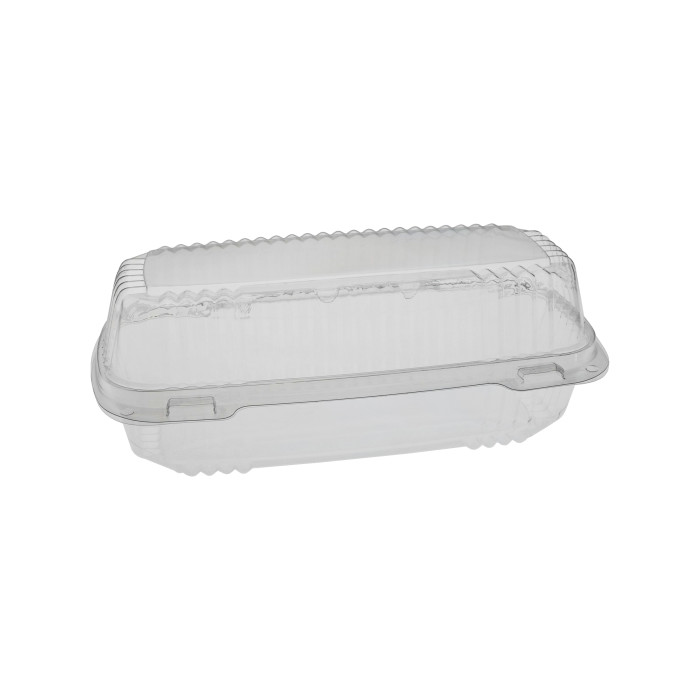 Hoagie Container 7' 8.2X4X2.5 Clear 250cs Bargain - Sold by PACK